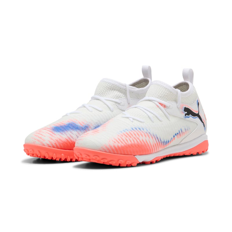 بوما حذاء كرة قدم FUTURE 8 MATCH برقبة متوسطة الارتفاع لأرضيات العشب الصناعي للشباب - Image 2